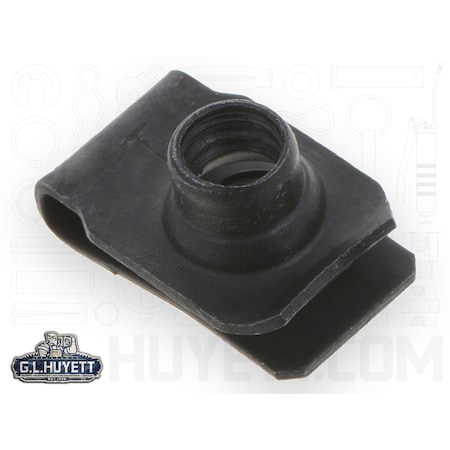 A Raymond Tinnerman Spring Nut, 5/16"-18, U Shape, Zinc Plated Finish EFUN-LUGS561863-4252/B